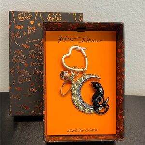Betsey Johnson | Black Cat 🐈‍⬛ 🌙 Bag Charm